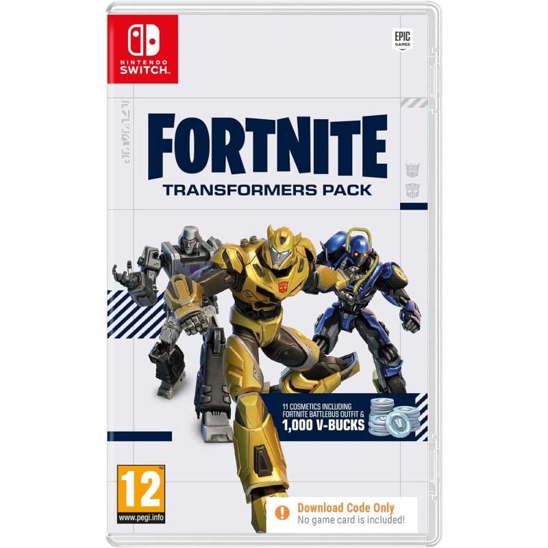 Fortnite Transformers Pack Nintendo Switch (Kutu içinde Dijital Kod) 