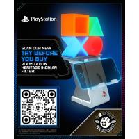Playstation icon Işıklı Stand Dualsense Dualshock Oyun Kolu Tutucu Telefon Uyumlu Cable Guys Lisanslı Orijinal