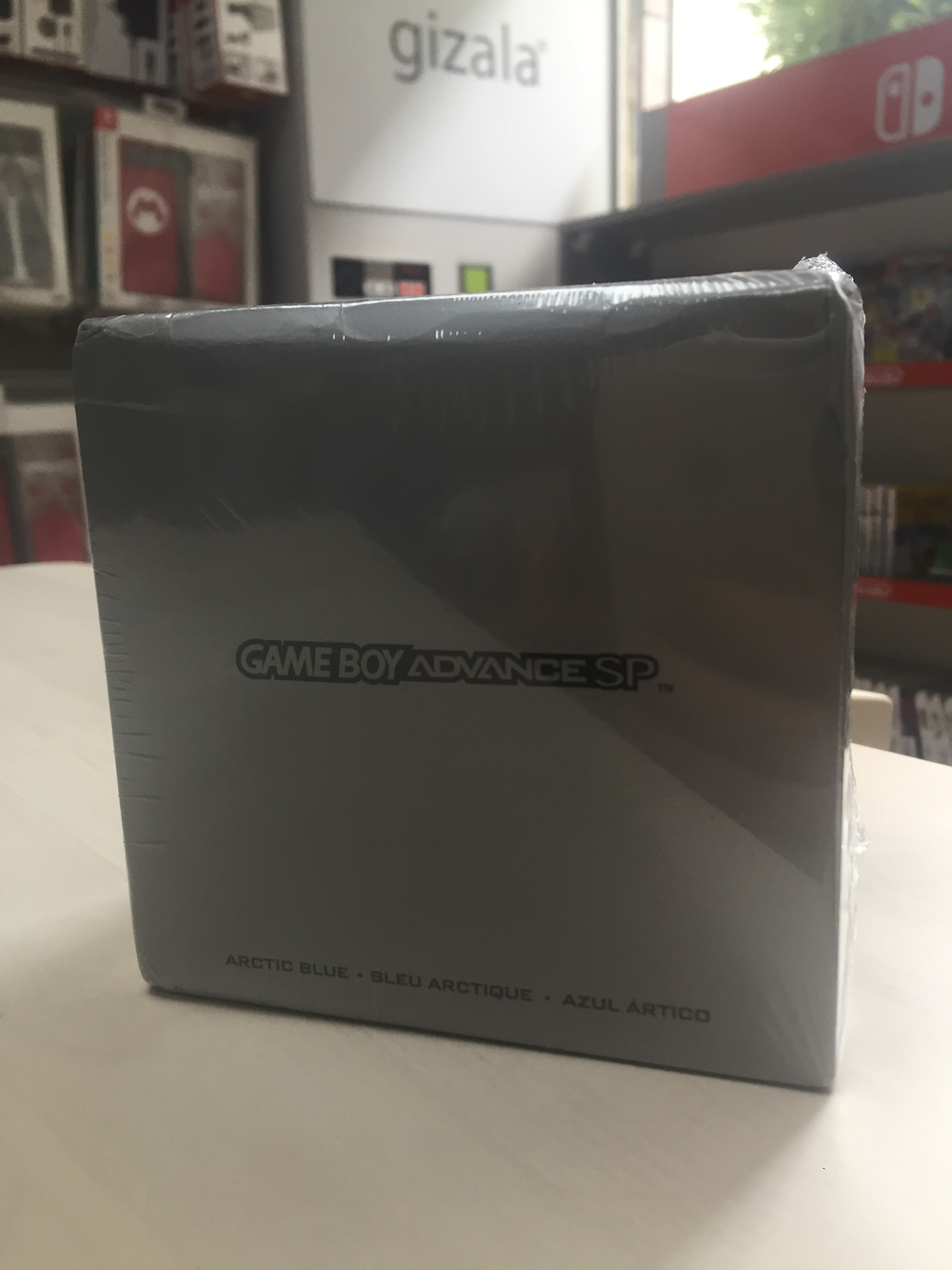 Nintendo GAME BOY Advance SP AGS-001 Arctic Blue Konsol 