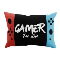 Nintendo Switch Desenli Yastık , Gamer for life 