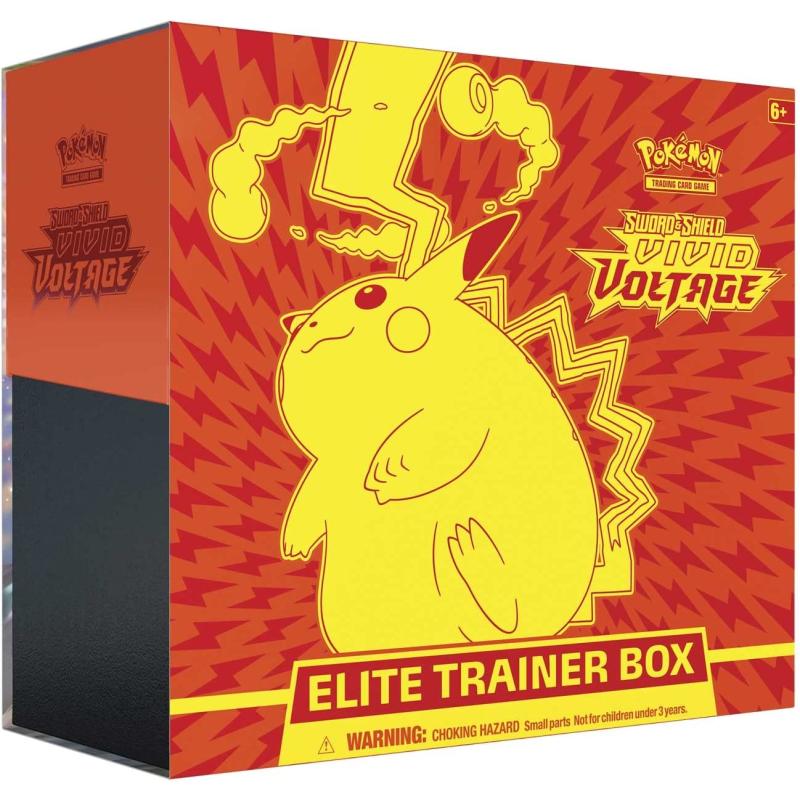 Pokemon Tcg Sword and Shield Vivid Voltage Elite Trainer Box