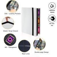 Ultra Pro PRO Binder 9-Pocket Eclipse Arctic White 9 Cepli BEYAZ 360 Kart Kapasiteli Albüm