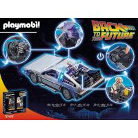 Playmobil Back To The Future Delorean 64 Parça Işık Efektli Set 70317