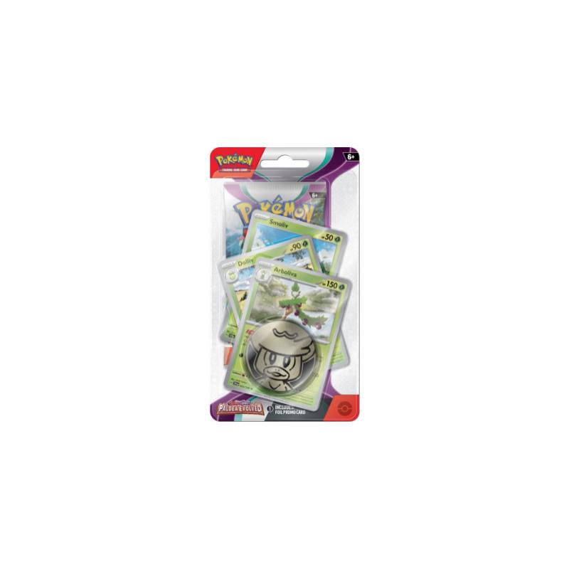 Pokemon Tcg Scarlet & Violet Paldea Evolved Premium Checklane Booster Paket + Arboliva