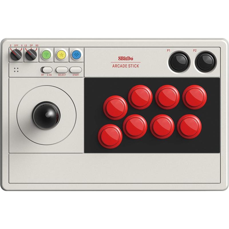8Bitdo Arcade Stick Bluetooth Kablosuz Nintendo Switch , PC, macOS, Steam & Raspberry Pi Uyumlu