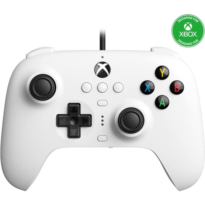8BitDo Ultimate Kablolu Controller Xbox Series X Series S - 0ne & Windows Beyaz