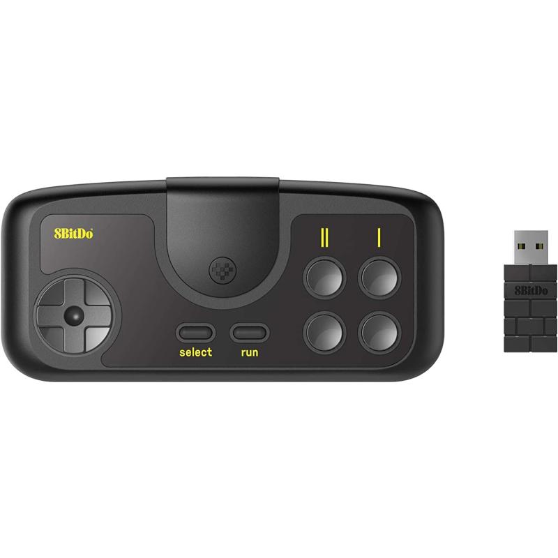 8Bitdo TG16 2.4G Kablosuz Oyun Kolu Gamepad PC Engine Mini, PC Engine Coregrafx Mini, Turbografx-16 Mini & Nintendo Switch için (TG16 Edition) (Nintendo Switch)