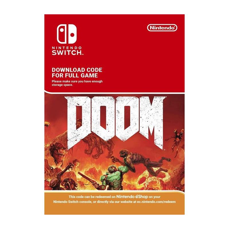 Doom Nintendo Switch Oyun Dijital İndirme Kodu 