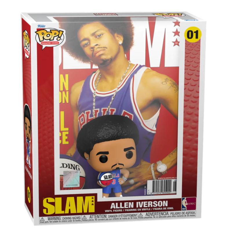 Funko Pop 59349 NBA Cover SLAM Magazine Allen Iverson Figür No:01