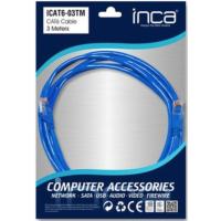 Inca Cat 6 26 Awg 3 Metre Mavi Ethernet Kablosu