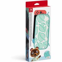 Nintendo Switch Carrying Case Animal Crossing New Horizons Edition & Ekran Koruyucu
