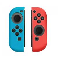 Nintendo Switch Joycon Silikon 2li Kırmızı + Mavi