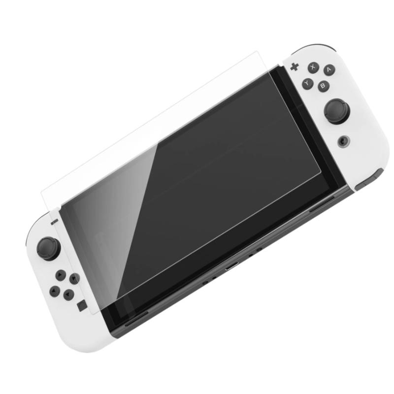 Nintendo Switch OLED Ekran Koruyucu Temperli Cam 9H Lucky Fox