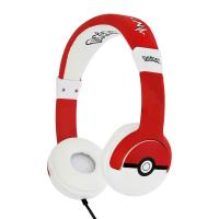 OTL Pokemon Pokeball Çocuk Kırmızı Kulak üstü Kulaklık Nintendo Switch PS4 PS5 PC