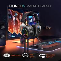 Fifine Ampligame H3 Mikrofonlu RGB Oyuncu Kulaklığı