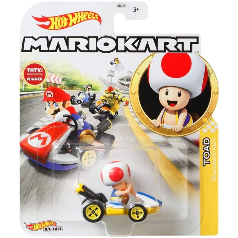 Hot Wheels Mario Kart Karakter Araçlar Toad Standart Kart