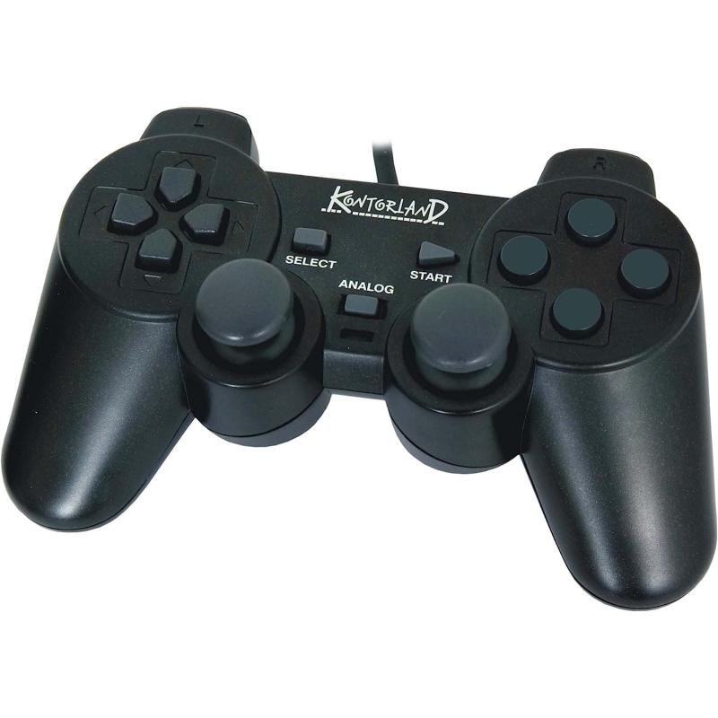 Kontorland PS3 PC Uyumlu USB Kablolu Kablolu Oyun Kolu Controller P3H