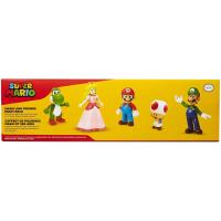 Nintendo Mario & Arkadaşları Figür Set 5'li Paket Lisanslı Luigi Peach Yoshi Toad 6,5 cm