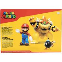 Nintendo Mario ve Bowser Lava Savaşı Figür Lisanslı 18cm