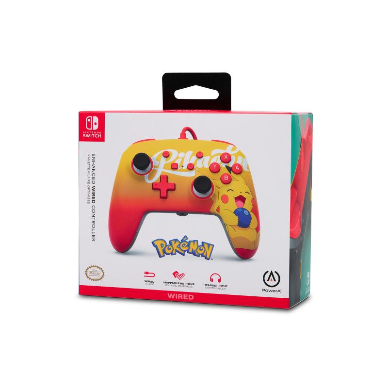 Nintendo Switch Kablolu Oyun Kolu Lisanslı Orange Pikachu 