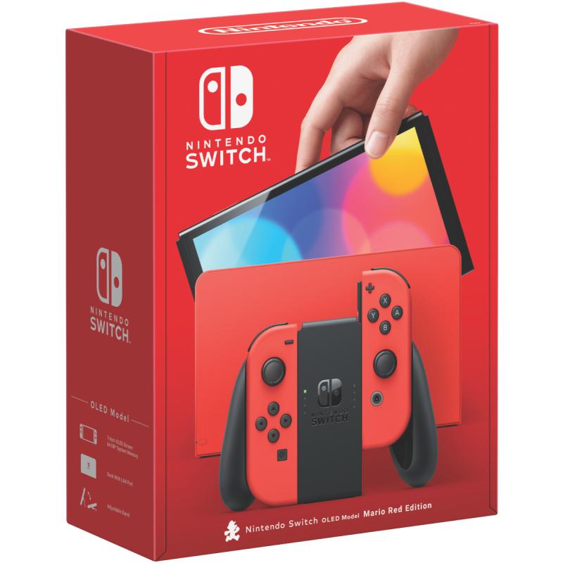 Nintendo Switch Konsol OLED Model Mario Red Edition
