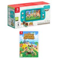 Nintendo Switch Lite Konsol Animal Crossing New Horizons Turkuaz Timmy & Tommy Aloha Edition