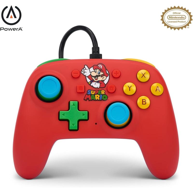 Nintendo Switch Nano Kablolu Oyun Kolu Lisanslı Mario Medley
