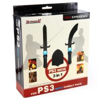 PS3 Move 3in1 Combat Pack Aksesuar Seti Kılıç Balta Bıçak PS VR PSVR